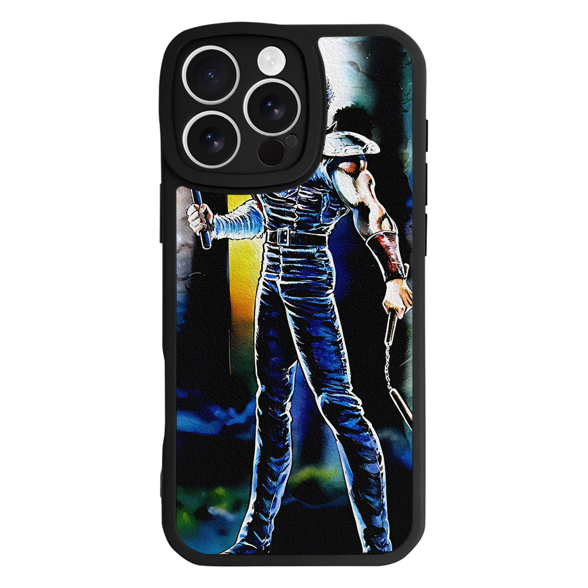 （画像用） 北斗の拳 Fist of the North Star 【iPhone 16シリーズ対応】シリコンスマホケース（レザー調） 材質：シリコン